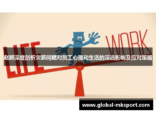 赵鹏深度剖析欠薪问题对员工心理和生活的深远影响及应对策略